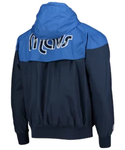 Dallas Mavericks Nike Navy Courtside Windrunner Raglan Jacket