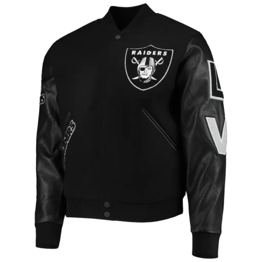 Men’s Las Vegas Raiders Black Varsity Jacket