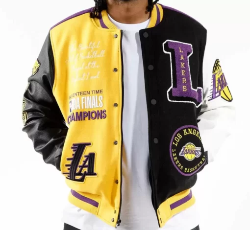 NBA Los Angeles Lakers Logo Varsity Jacket