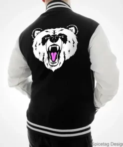 Panda Varsity White and Black Jacket 2022