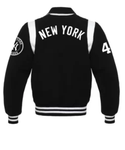 Sailor Collar NY Yankees Black Varsity Jacket 2022