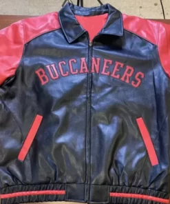 Vintage G-III Tampa Bay Buccaneers Leather Jacket