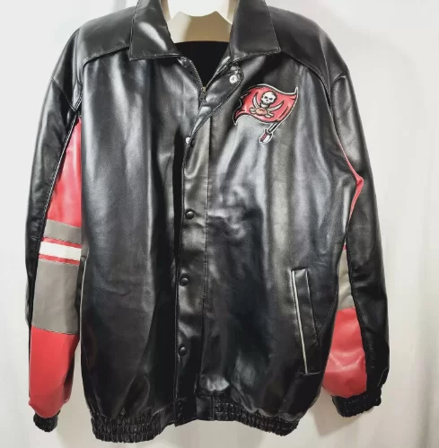 Vintage NFL Team Tampa Bay Buccaneers Leather Jacket