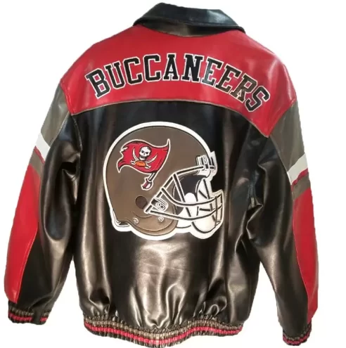 Vintage Tampa Bay Buccaneers Football Leather Jacket 2022