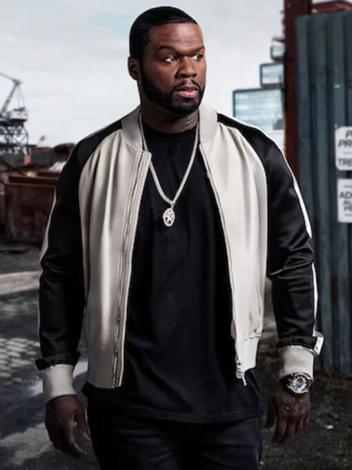 50 Cent Power Black and White Jacket 2022