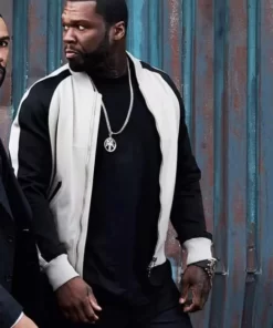 50 Cent Power Black and White Jacket