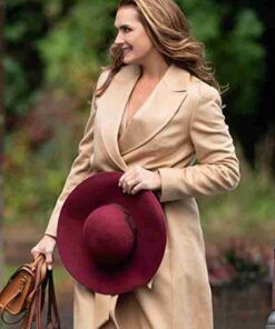 A-Castle-For-Christmas-2021-Brooke-Shields-Trench-Coat