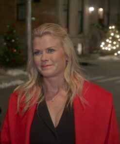 A Magical Christmas Village Alison Sweeney Red Coat