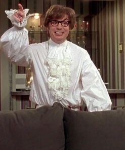 Austin Powers White Ruffle Shirt