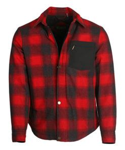 Christmas-With-The-Campbells-Justin-Long-Check-Jacket