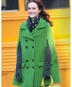 Gossip-Girl-Leighton-Meester-Green-Coat