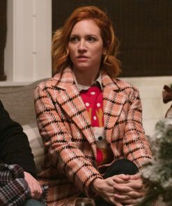 Jesse-Christmas-With-The-Campbells-Brittany-Snow-Check-Coat