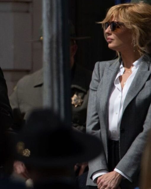 Yellowstone Season 5 Beth Dutton Grey Blazer 2022