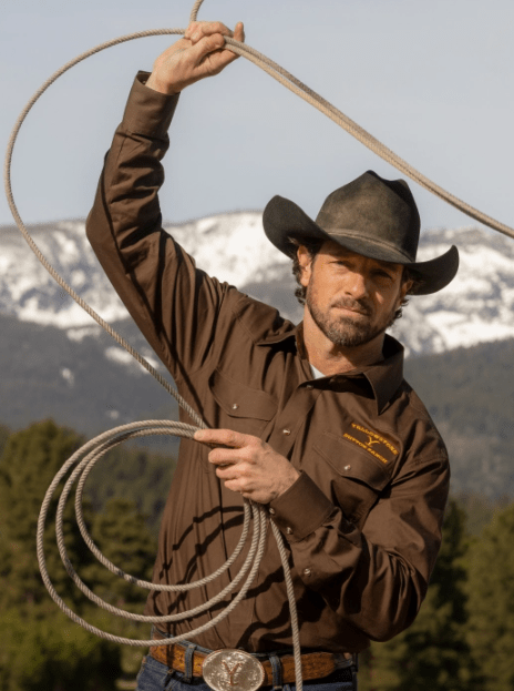 Yellowstone Season 5 Dutton Ranch Brown Shirt