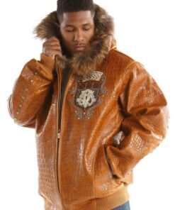 pelle-pelle-mb-emblem-fur-hood-brown-leather-jacket-600x800