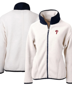 Cascade-Eco-Philadelphia-Phillies-Sherpa-White-Jacket