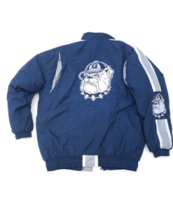 Georgetown-Starter-Blue-Bomber-Style-Jacket