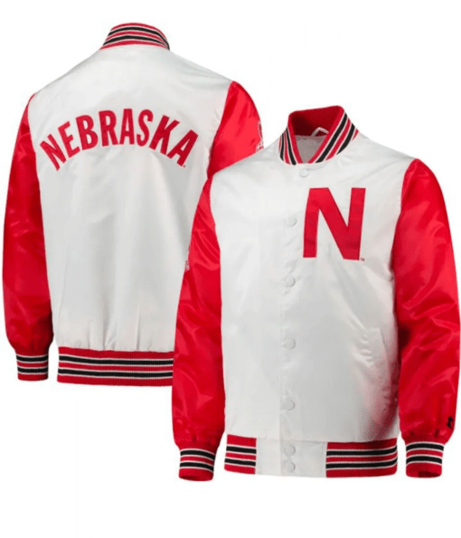 Nebraska-Huskers-Starter-Varsity-Satin-Red-and-White-Jacket