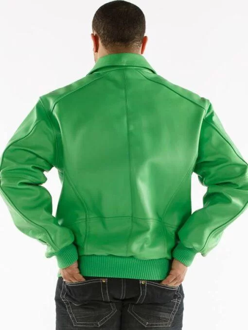 Pelle-Pelle-Basic-In-Lime-Plush-Leather-Jacket