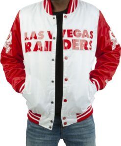 Starter-Las-Vegas-Raiders-White-Red-Jacket