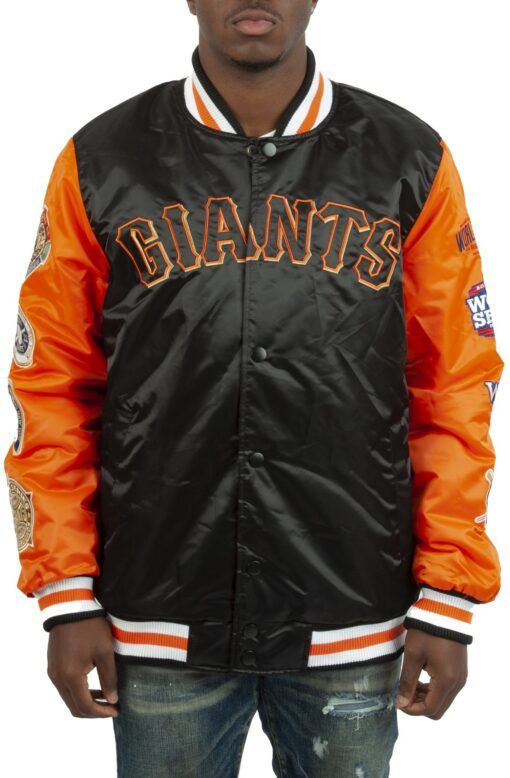 Starter-San-Francisco-Giants-Champs-Patches-Jacket