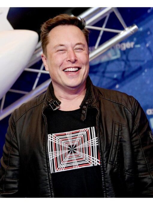 Tesla-Event-Elon-Musk-Black-Leather-Jacket..