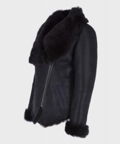 Womens-Black-Shearling-Fur-Leather-Jacket.