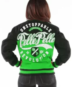Womens-Pelle-Pelle-Unstoppable-Green-Jacket