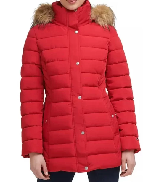 Womens-Red-Fur-Hooded-Coat-1