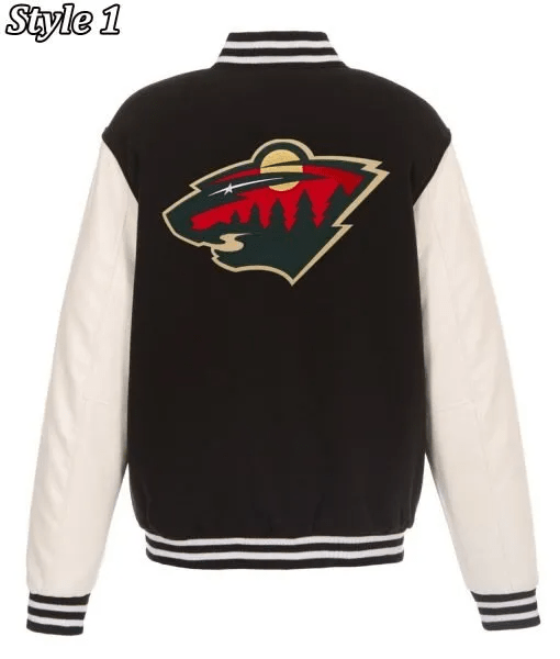 NHL-Minnesota-Wild-Varsity-Leather-Jacket