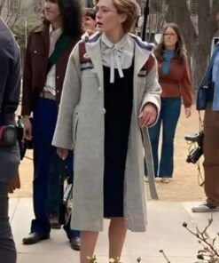 Elizabeth Olsen Love and Death 2023 Trench Coat