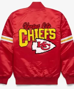 Kansas City Chiefs Super Bowl Red Satin Jacket 2023