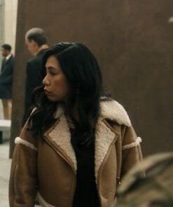 Melodys-The-Equalizer-Liza-Lapira-Cropped-Aviator-Jacket