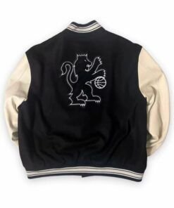 NBA-Sacramento-Kings-Black-And-Cream-Varsity-Jacket-