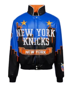NY Kicks Skyline Leather Jacket