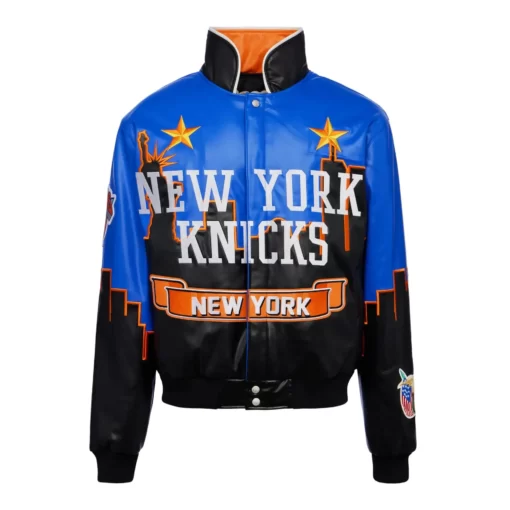 NY Kicks Skyline Leather Jacket