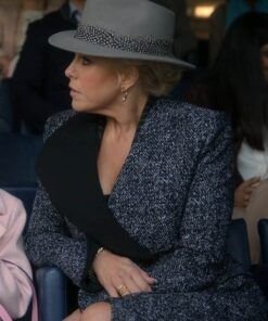 Ted Lasso Season 3 Hannah Waddingham Asymmetric Coat 2023
