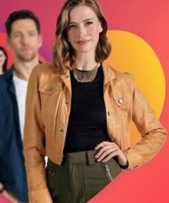 The Love Club 2023 Camille Stopps Brown Jacket