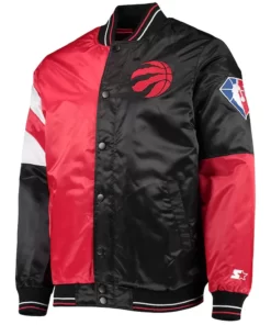 Toronto Raptors NBA 75th Anniversary Black & Red Jacket
