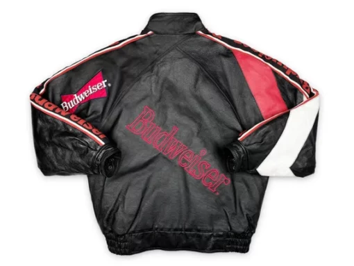 Vintage Budweiser 90s Pro Player Leather Jacket 2023