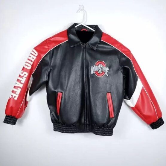 Vtg Ohio State G-lll Leather Bomber Jacket | Universal Jacket