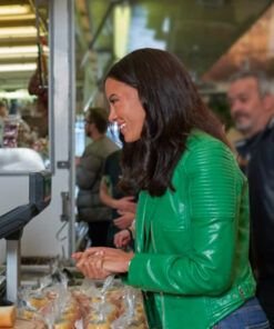 A Pinch Of Portugal Heather Hemmens Leather Jacket