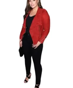 Ashley Graham Suede Jacket 2023