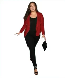 Ashley Graham Suede Jacket