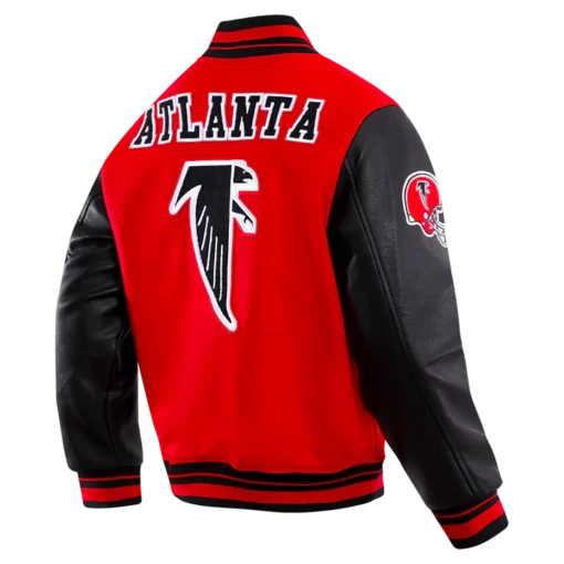 Atlanta Falcons Retro Classic Red Varsity Jacket