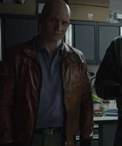 Noho Hank Barry Brown Leather Jacket