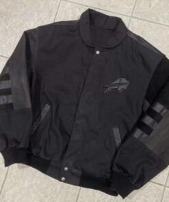 Black-NFL-Buffalo-Bills-Jeff-Hamilton-Bomber-Jacket