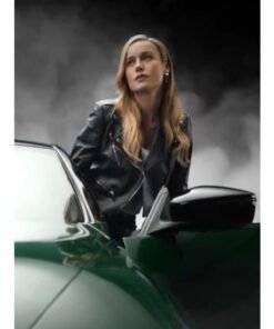 Brie Lorson Fast X 2023 Black Leather Jacket.