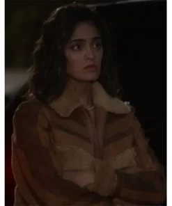 CSI Vegas Mandeep Dhillon Shearling Jacket 2023