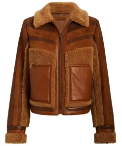 CSI Vegas Mandeep Dhillon Shearling Jacket
